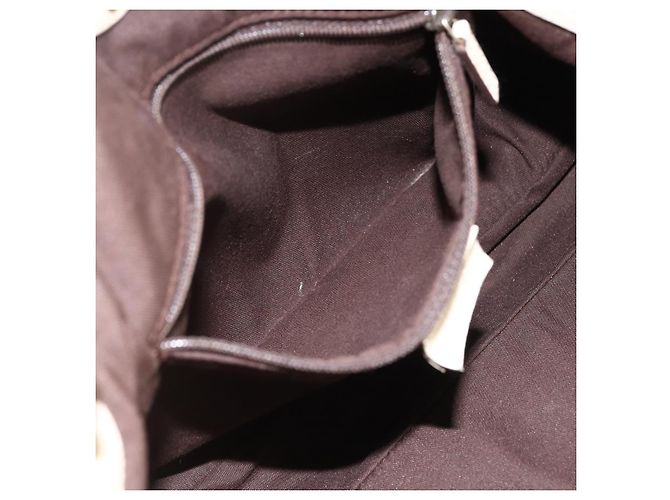 Borsa a mano in tela GG Gucci Beige Oro 121023 Auth 174123 - vista 19
