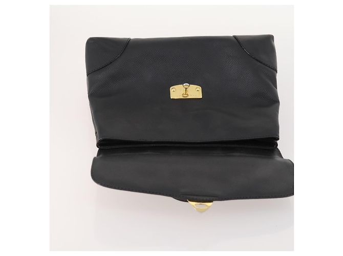 BOTTEGA VENETA Borsa a mano in pelle nera e oro Auth ti3770 Nero D'oro - vista 19