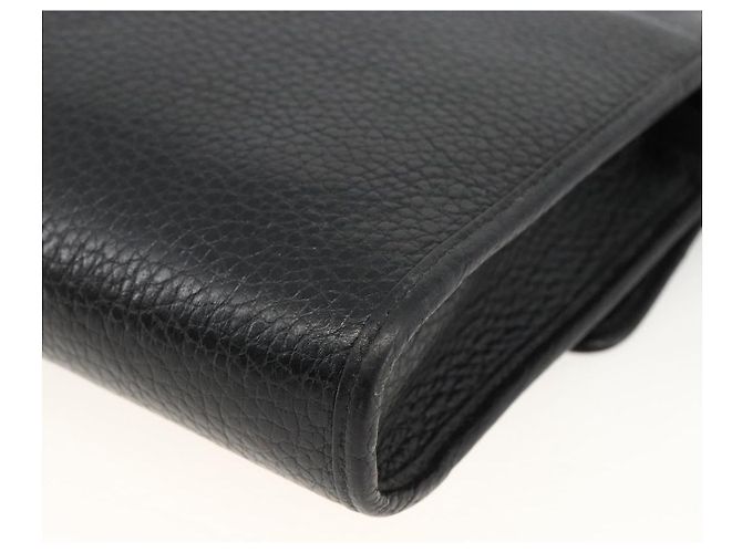 Borsa a Spalla Christian Dior in Pelle Nera Oro Auth 174078 Nero D'oro - vista 12