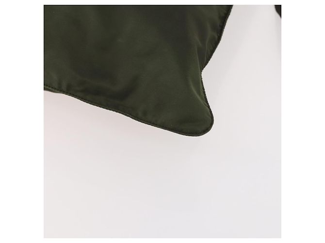 PRADA Schultertasche Nylon Grün Silber Authentisch fm5146 - Ansicht 9