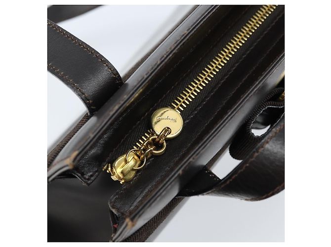 Borsa a Spalla Salvatore Ferragamo in Pelle Marrone Oro Auth ka3025 D'oro - vista 10