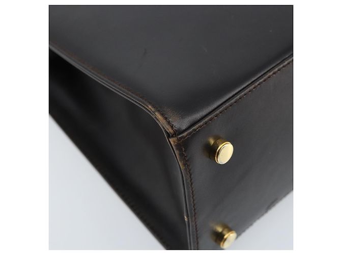 Borsa a Spalla Salvatore Ferragamo in Pelle Marrone Oro Auth ka3025 D'oro - vista 14
