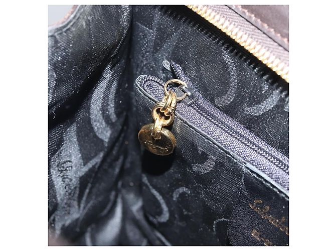 Borsa a Spalla Salvatore Ferragamo in Pelle Marrone Oro Auth ka3025 D'oro - vista 20