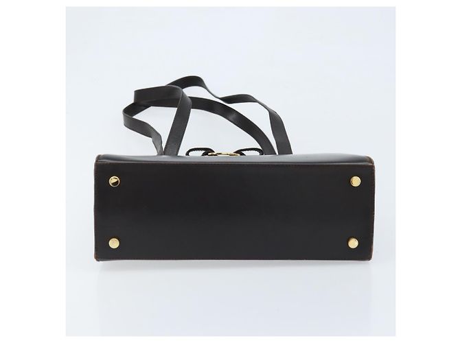 Borsa a Spalla Salvatore Ferragamo in Pelle Marrone Oro Auth ka3025 D'oro - vista 5