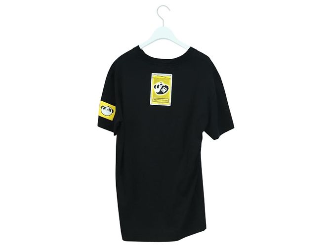 Dolce & Gabbana DOLCE&GABBANA D&G x Jujutsu Kaisen Camiseta Panda de Algodón Negra Auth 167054SM - vista 2