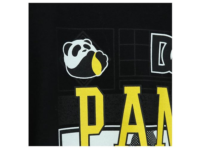 Dolce & Gabbana DOLCE&GABBANA D&G x Jujutsu Kaisen Camiseta Panda de Algodón Negra Auth 167054SM - vista 7