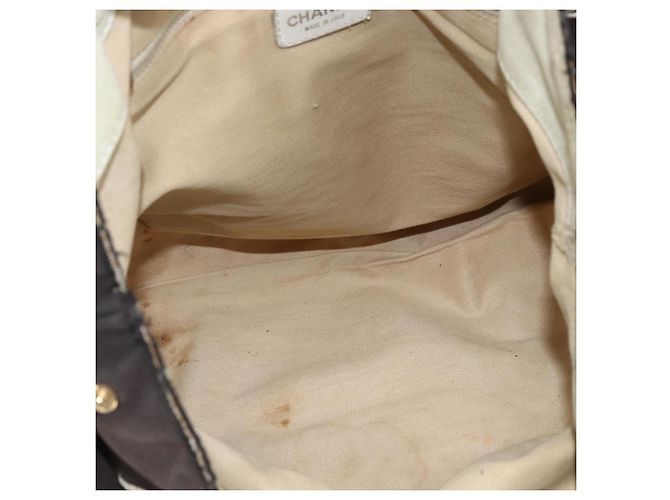 CHANEL COCO Borsa a Spalla con Catena in Tela Nera Oro CC Auth BA10872 Nero D'oro - vista 11