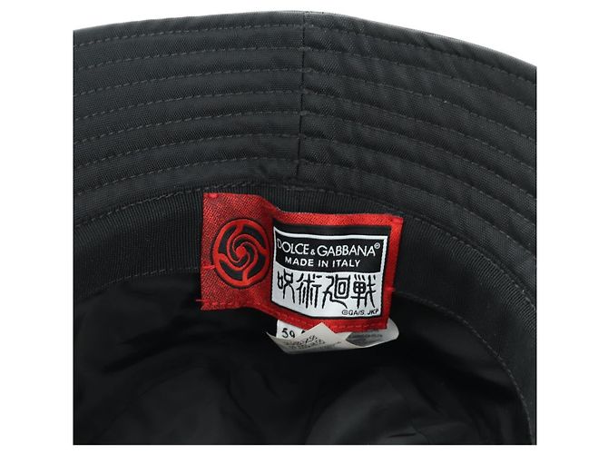 Dolce & Gabbana DOLCE&GABBANA D&G x Jujutsu Kaisen Mütze Nylon Schwarz Auth 167072SM - Ansicht 15
