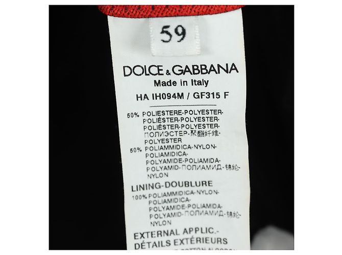 Dolce & Gabbana DOLCE&GABBANA D&G x Jujutsu Kaisen Mütze Nylon Schwarz Auth 167072SM - Ansicht 17