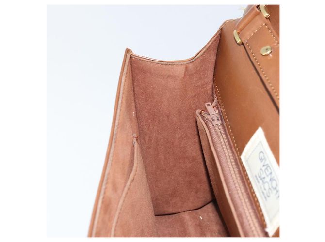 Borsa a Spalla GIVENCHY in Pelle Marrone Oro Auth bs33714 D'oro - vista 19