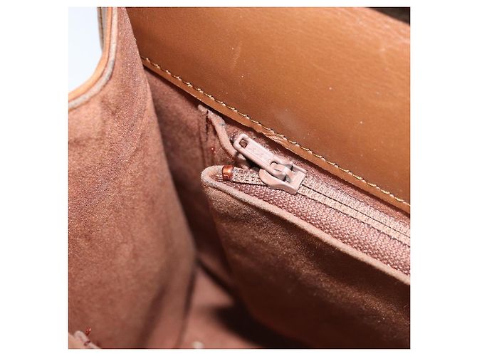 Borsa a Spalla GIVENCHY in Pelle Marrone Oro Auth bs33714 D'oro - vista 20