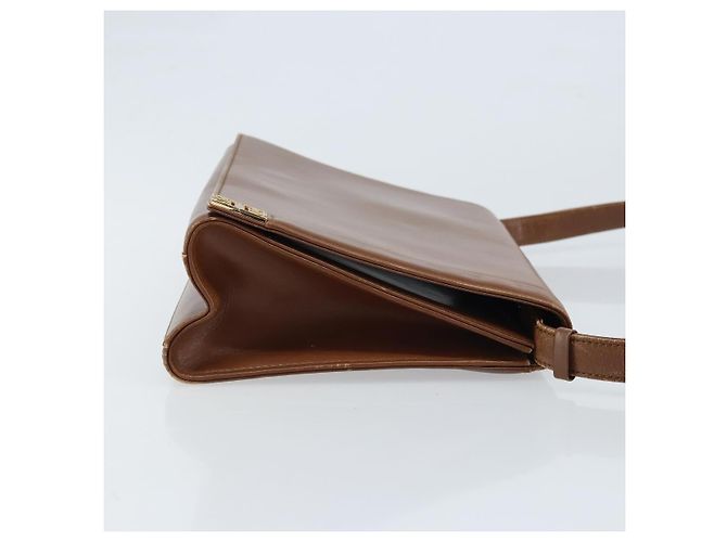 Borsa a Spalla GIVENCHY in Pelle Marrone Oro Auth bs33714 D'oro - vista 3