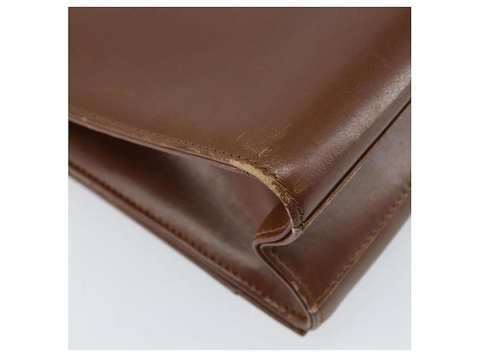 Borsa a Spalla GIVENCHY in Pelle Marrone Oro Auth bs33714 D'oro - vista 9