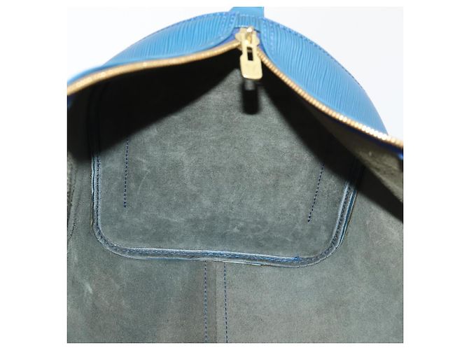 LOUIS VUITTON Epi Keepall 45 Borsa Boston Blu M42975 LV Auth 168373 - vista 20