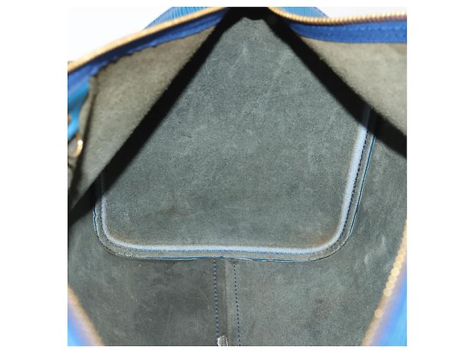 LOUIS VUITTON Epi Keepall 45 Borsa Boston Blu M42975 LV Auth 168373 - vista 21
