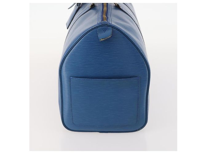 LOUIS VUITTON Epi Keepall 45 Borsa Boston Blu M42975 LV Auth 168373 - vista 3