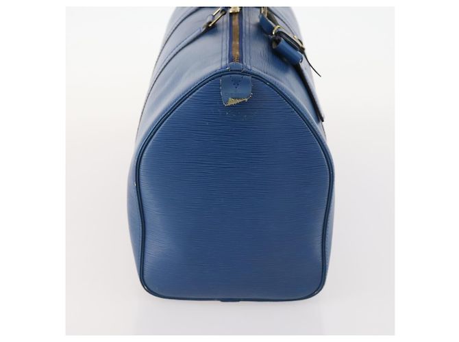 LOUIS VUITTON Epi Keepall 45 Borsa Boston Blu M42975 LV Auth 168373 - vista 4