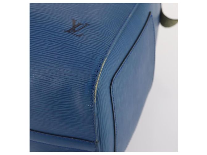 LOUIS VUITTON Epi Keepall 45 Borsa Boston Blu M42975 LV Auth 168373 - vista 9