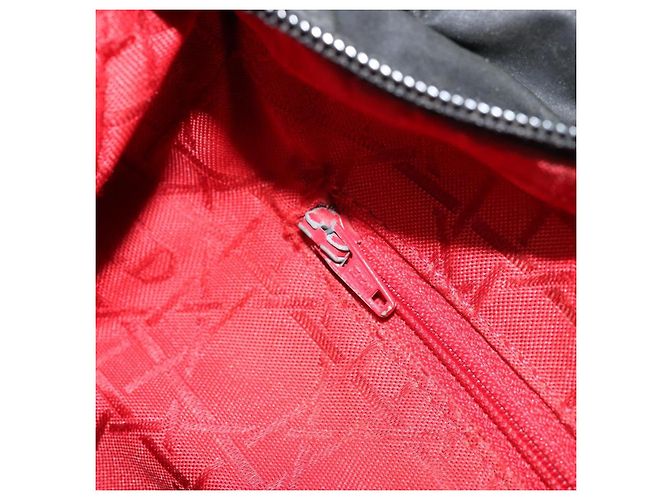 Christian Dior Borsa Lady Dior in nylon rosa e oro Auth 173806 D'oro - vista 20