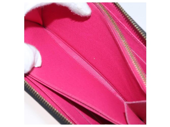 LOUIS VUITTON Multicolor Zippy Wallet Long Wallet Black M60243 LV Auth BA11010 - view 19