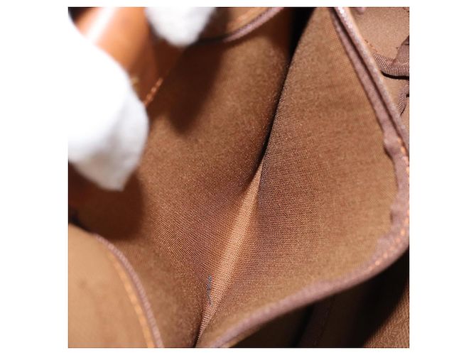 Borsa a mano Burberrys Nova Check in tela beige oro Auth 173795 D'oro - vista 11