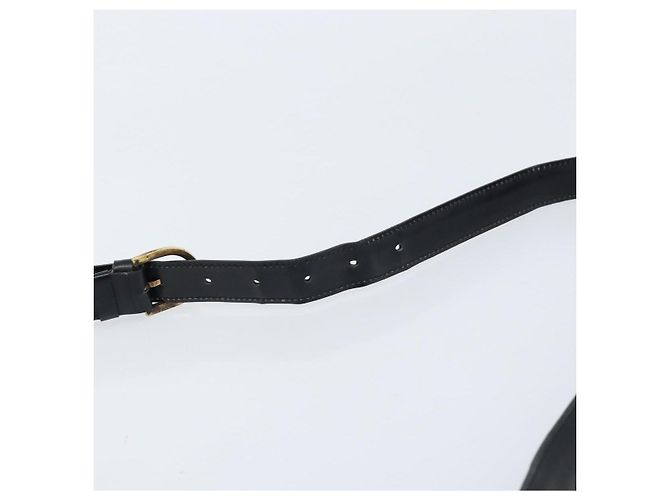 Céline Borsa a Spalla CELINE in Pelle Nera Oro Auth ka2942 Nero D'oro - vista 8