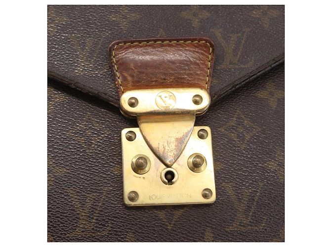 LOUIS VUITTON Briefcase Consigliere Monogram M53331 LV Auth bs33308 Monogramma - vista 17