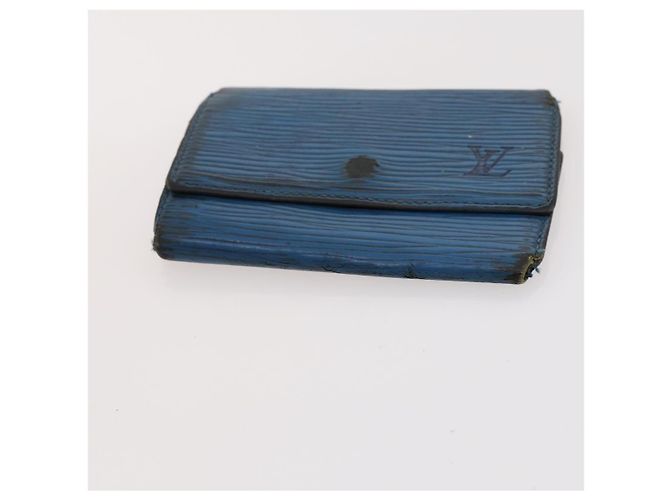 Schlüsselgeldbörse Monogram Epi Louis Vuitton 5 Teile Blau LV Auth BA11175 Monogramm - Ansicht 10