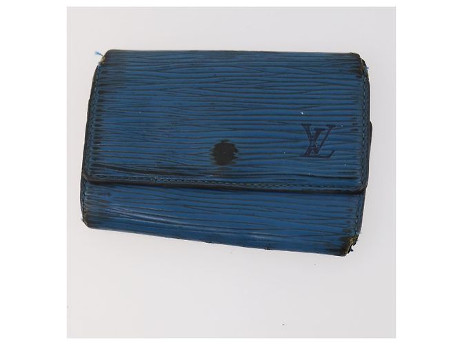 Schlüsselgeldbörse Monogram Epi Louis Vuitton 5 Teile Blau LV Auth BA11175 Monogramm - Ansicht 7