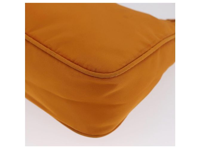 PRADA Borsa a mano in nylon arancione oro Auth ARZ521V D'oro - vista 17