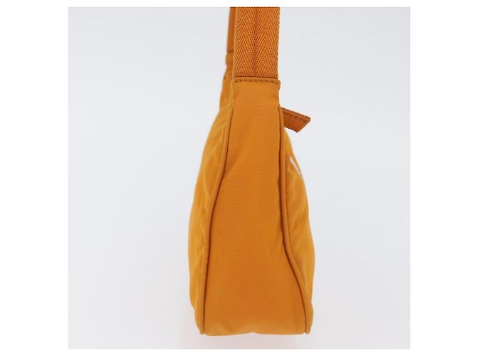 PRADA Borsa a mano in nylon arancione oro Auth ARZ521V D'oro - vista 4
