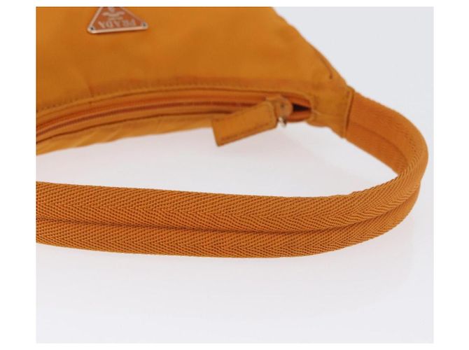 PRADA Borsa a mano in nylon arancione oro Auth ARZ521V D'oro - vista 7