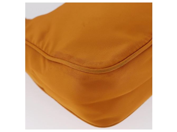 PRADA Borsa a mano in nylon arancione oro Auth ARZ521V D'oro - vista 8