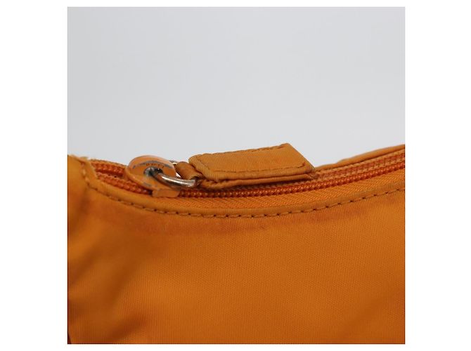 PRADA Borsa a mano in nylon arancione oro Auth ARZ521V D'oro - vista 9