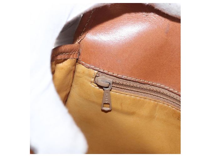 Céline Bolso de Hombro de Lona Macadam CELINE PVC Beige Oro Auth LNZ981 Dorado - vista 21