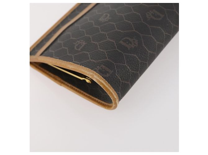Borsa a mano in tela a nido d'ape PVC 2 pezzi Christian Dior Nera Auth ti3763 Nero - vista 15