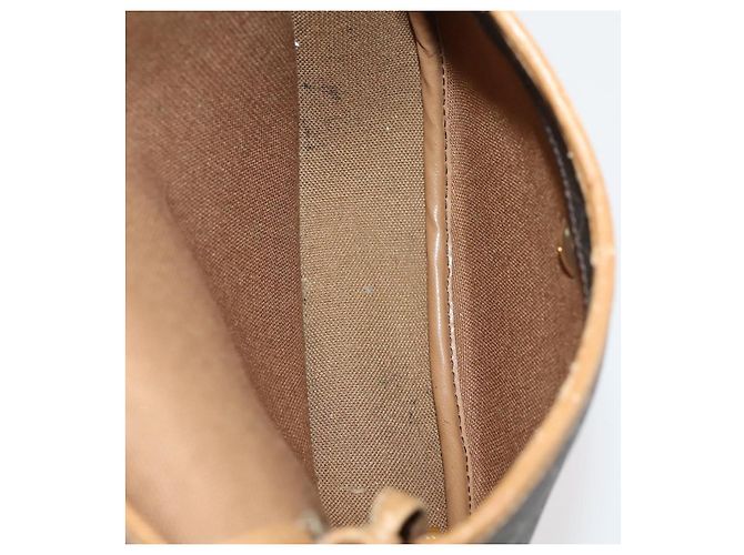 Borsa a mano in tela a nido d'ape PVC 2 pezzi Christian Dior Nera Auth ti3763 Nero - vista 9