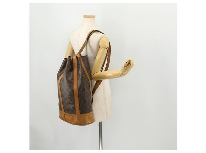 LOUIS VUITTON Borsa a Spalla Monogram Randonnee GM M42244 LV Auth LNZ091 Monogramma - vista 21