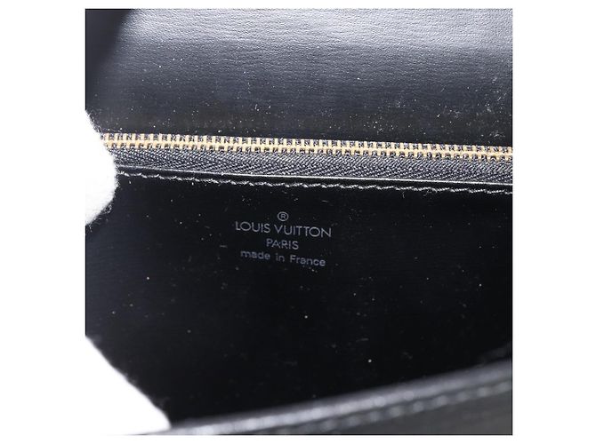 LOUIS VUITTON Borsa a Mano Epi Malesherbes Nera M52372 LV Auth BA11235 Nero - vista 19