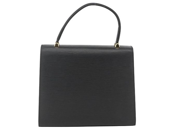 LOUIS VUITTON Borsa a Mano Epi Malesherbes Nera M52372 LV Auth BA11235 Nero - vista 2
