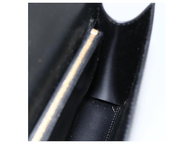 LOUIS VUITTON Borsa a Mano Epi Malesherbes Nera M52372 LV Auth BA11235 Nero - vista 20