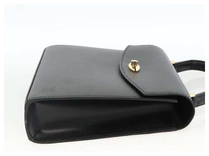LOUIS VUITTON Borsa a Mano Epi Malesherbes Nera M52372 LV Auth BA11235 Nero - vista 4