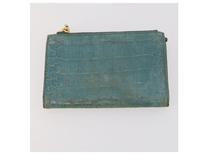 Portafoglio Miu Miu in pelle 2 pezzi marrone verde Auth BA11023 - vista 11
