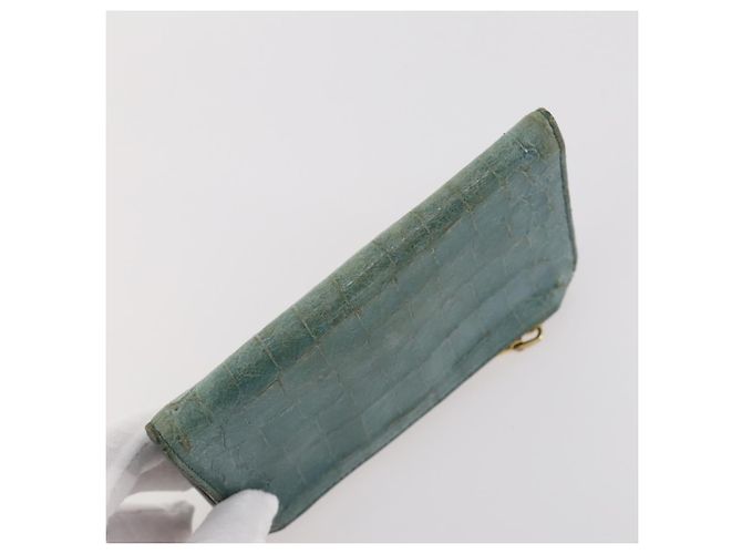 Portafoglio Miu Miu in pelle 2 pezzi marrone verde Auth BA11023 - vista 14
