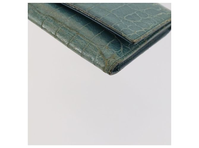 Portafoglio Miu Miu in pelle 2 pezzi marrone verde Auth BA11023 - vista 15