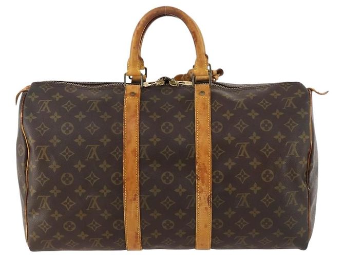 LOUIS VUITTON Monogram Keepall 45 Boston Tasche M41428 LV Auth 172659 Monogramm - Ansicht 2