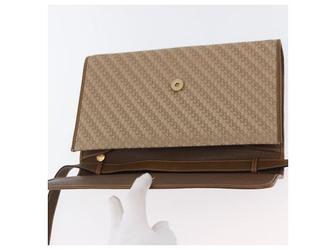 Borsa a Spalla GUCCI Tela Beige Oro 004 115 0289 Auth ka3003 D'oro - vista 15