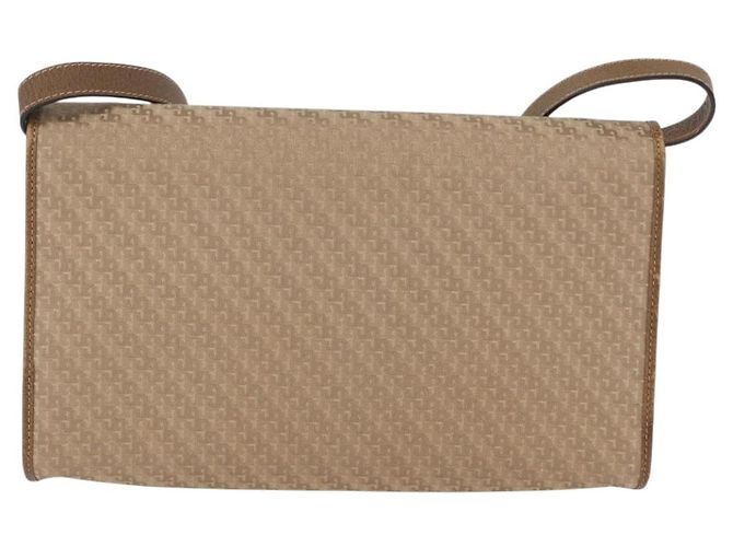 Borsa a Spalla GUCCI Tela Beige Oro 004 115 0289 Auth ka3003 D'oro - vista 3