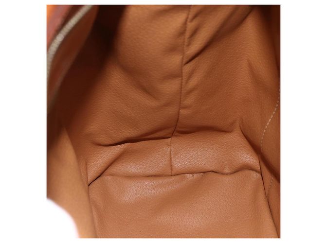 Céline Bolsa de mão em lona Macadam CELINE em couro PVC marrom e dourado Auth 173794 - vista 18