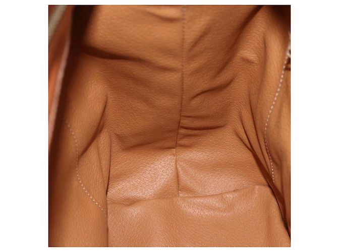 Céline Bolsa de mão em lona Macadam CELINE em couro PVC marrom e dourado Auth 173794 - vista 19